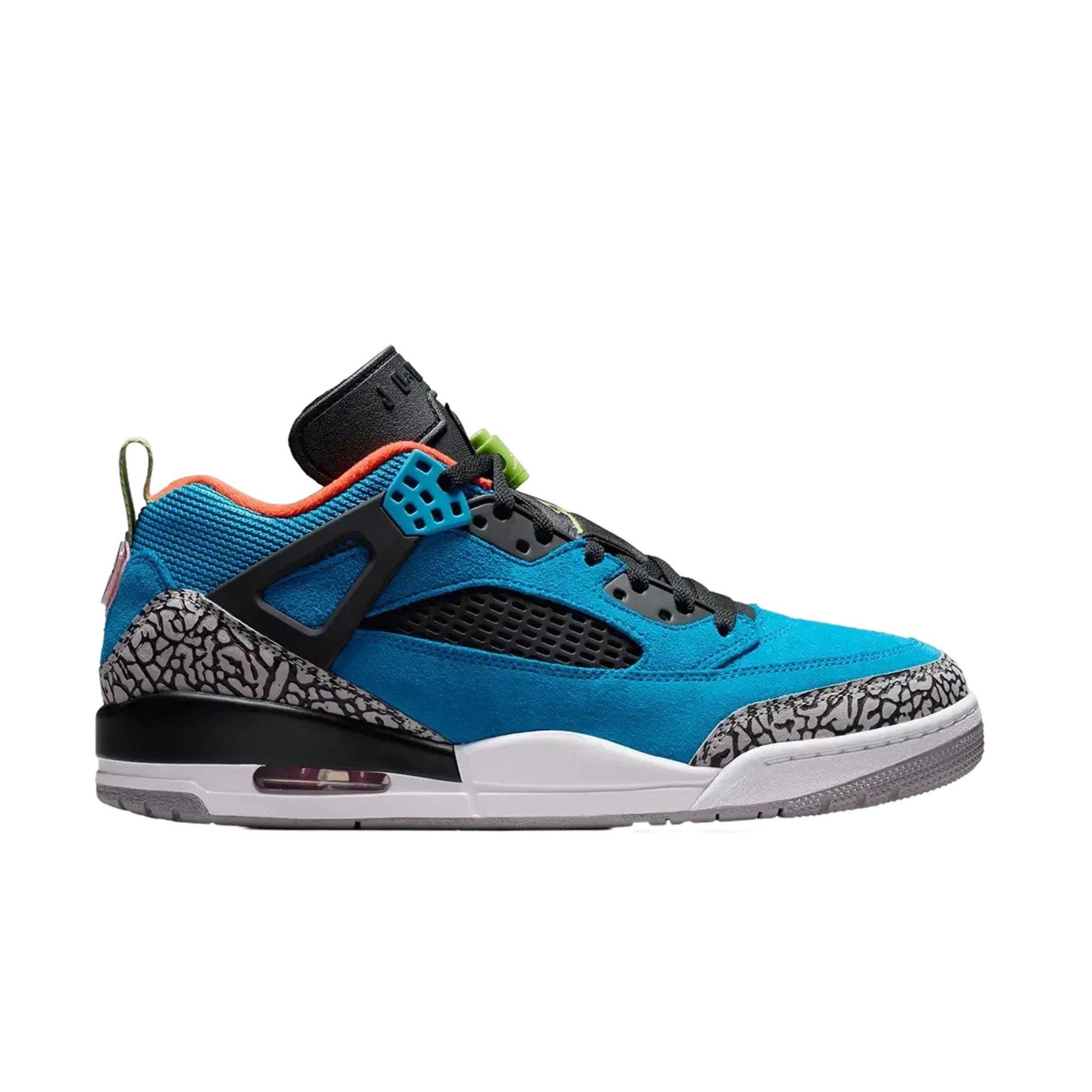 Jordan Spizike Low "Neo Turquoise/Light Crimson/Cosmic Fuchsia/Vivid Green" Men's Shoe - TURQ/BLACK